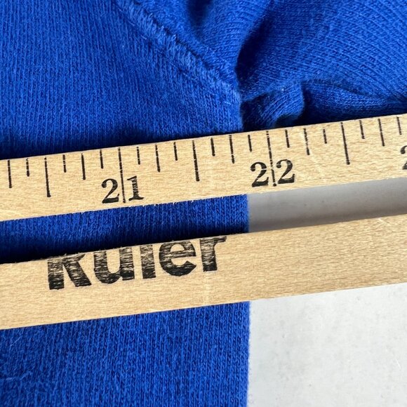 Y2K Duke Blue Devils Sweatshirt Adult Medium Blue Faded Pullover Hoodie - Picture 15 of 16